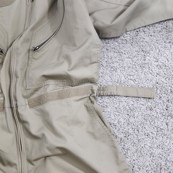 Good American Flight Suit Romper Women's Size 1 Postal Khaki New With Tags - Picture 13 of 16